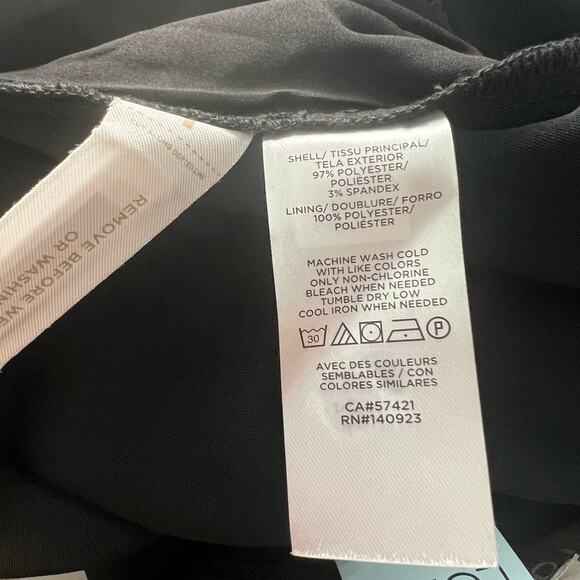 NWOT Loft Petites Woman's Black V-Back Jumpsuit- Size 12P - Picture 8 of 15